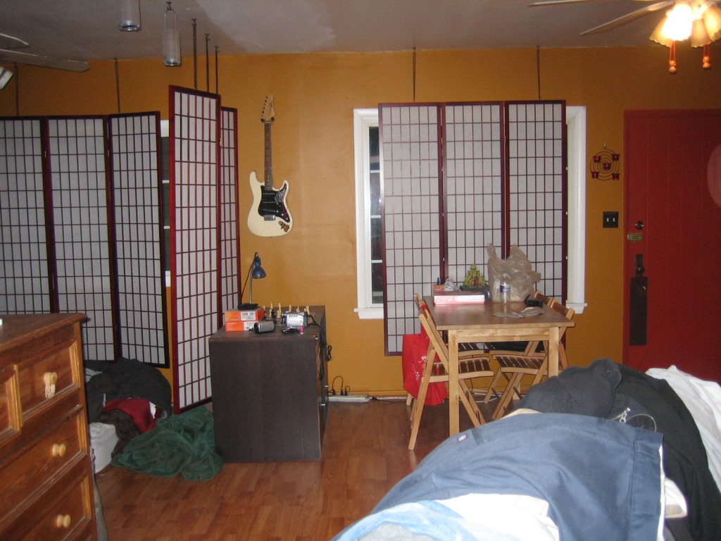 Makeshift Dining Room